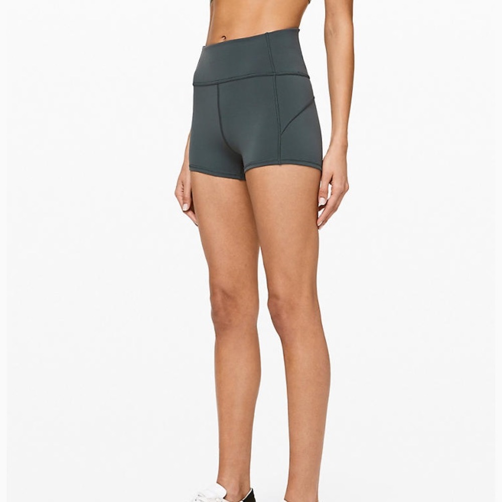 Lululemon in movement spandex shorts